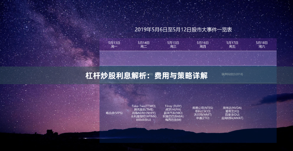 杠杆炒股利息解析：费用与策略详解